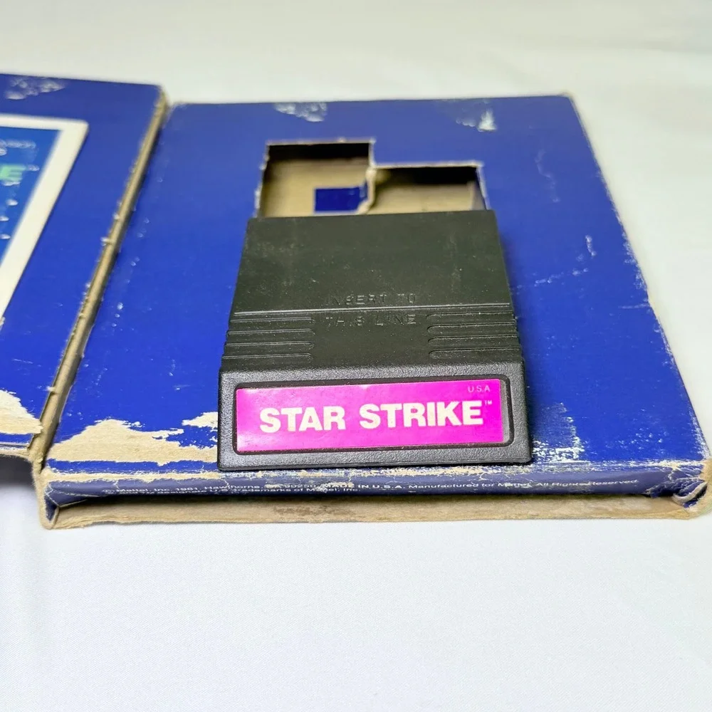 Star Strike Mattel Intellivision 1981 Vintage Video Game Boxed with‎ Manual 5161